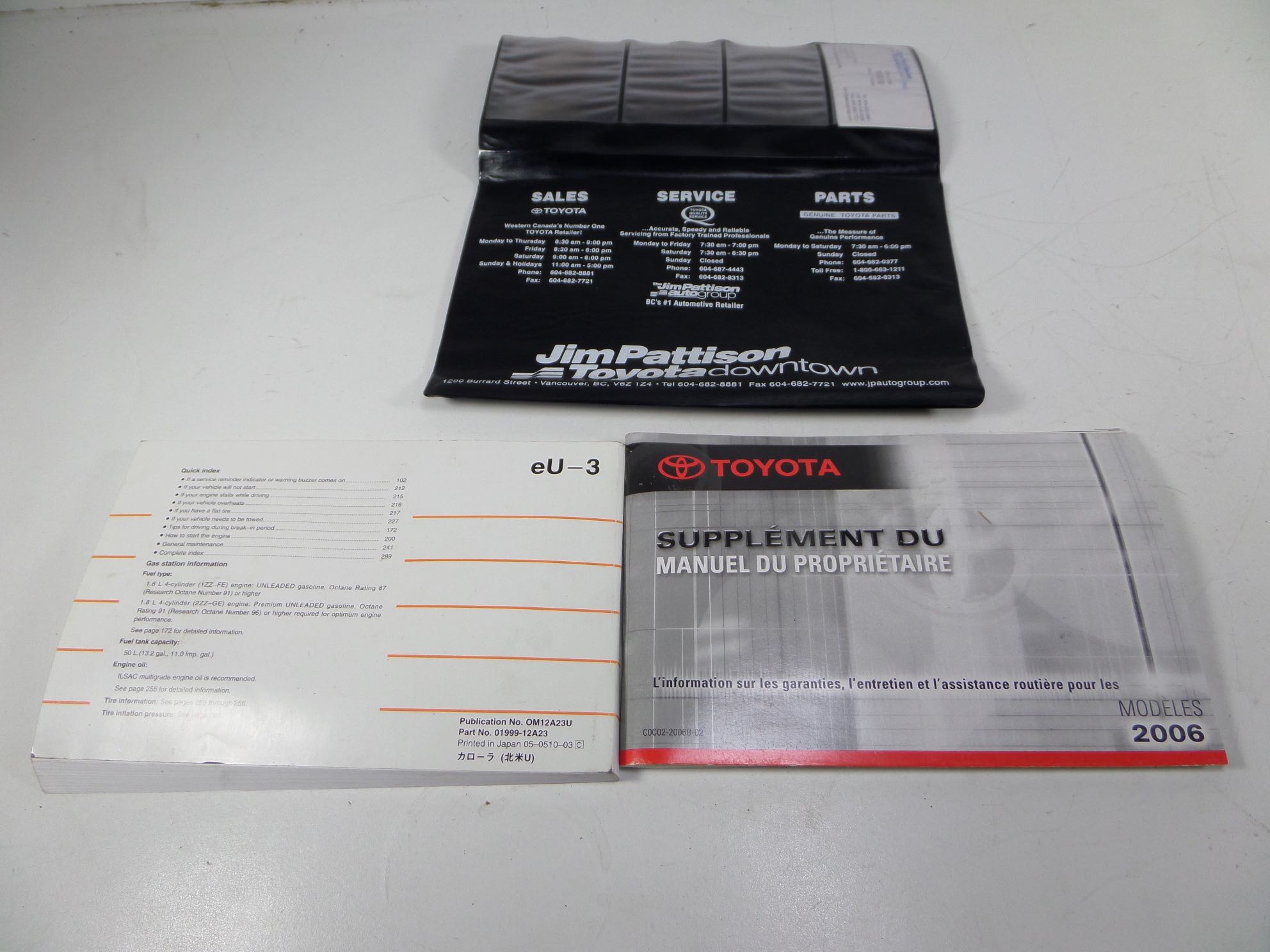 Toyota Corolla XRS 2006 Owners Manual 02-06 OEM | eBay