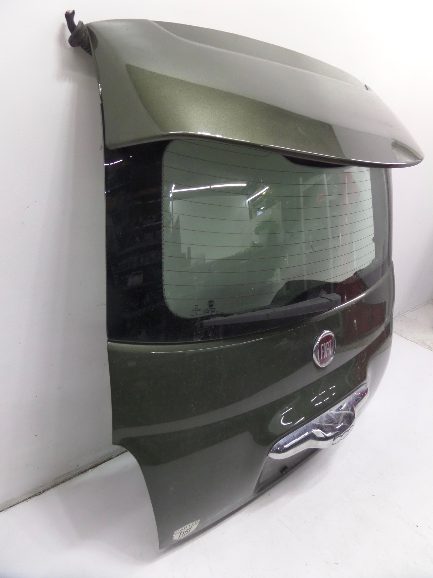 Fiat 500 Trunk Lid Hatch w/ Spoiler Green OEM Can Ship eBay