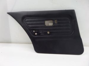 Left Rear Sedan Door Card Black