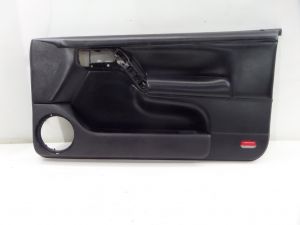 Right Front Leather Door Card Black