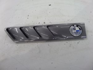 BMW Z3 Left Fender Vent Grill Trim Grey E36/7 98-02 OEM 51.13 8 397 505