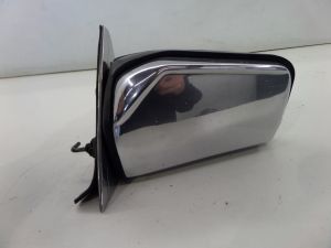 Mercedes 240D Left Side Door Mirror w/o Glass Chrome W123 77-86 OEM