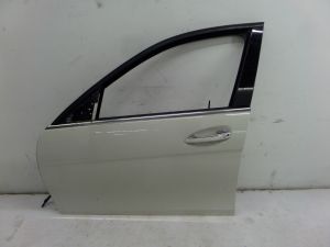 Mercedes C63 Left Front Door White W204 08-14 OEM