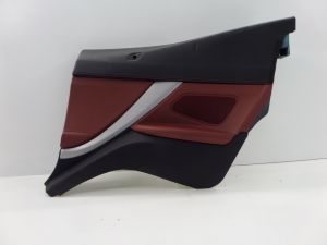 BMW 650i Right Rear Convertible Door Card Panel Red F12 12-18 OEM
