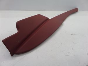 BMW 650i Right Center Console Side Cover Leather Trim Red F12 51.16 9 197 155