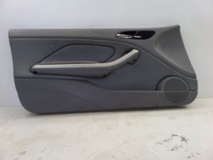 BMW 325 Left Front Coupe Convertible Door Card Panel Grey E46 99-06 OEM