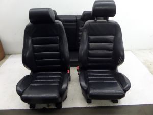 Audi S4 Seats Black B5 00-02 OEM A4 Sedan
