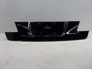 BMW 750li Trunk Lid License Plate End Panel Black F01 09-12 OEM 7 205 771