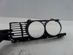 BMW 535i Left Headlight Surround Grille Grill E34 89-91 OEM Driver Side
