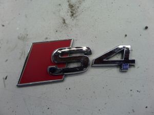 Audi S4 Trunk Emblem B7 06-08 OEM