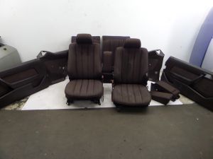 Mercedes 230CE 300CE Coupe Seats Brown W124 88-94 OEM Manual Window