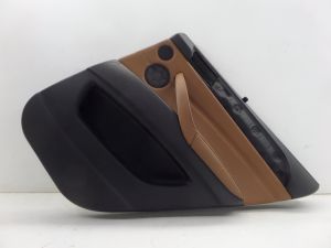 BMW X6 Right Rear Door Card Panel Brown E71 08-14 OEM