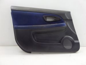 Subaru Impreza STI Left Front Door Card Panel Blue GD 04-05 OEM