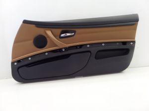 BMW 335i Right Front Coupe Door Card Panel Brown E92 07-13 OEM 0002816611X000