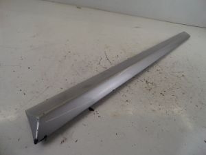 06-08 Audi B7 A4 S-Line Right Front Lower Door Blade Molding Silver OEM