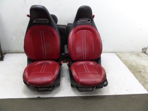 Fiat 500 Abarth Seats Red 312 08-19 OEM