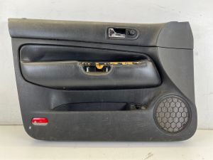 VW Jetta Left Front Sedan Leather Door Card Panel Black MK4 00-05 OEM