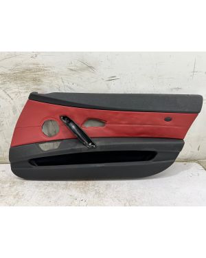 Right Leather Door Card Red